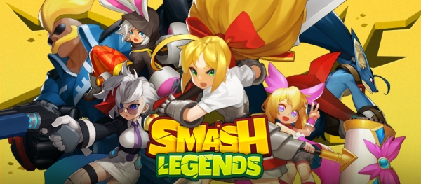 라인게임즈는 5민랩과 신작 실시간 액션 PvP 타이틀 ‘스매시 레전드(Smash Legends)’의 퍼블리싱 계약을 체결했다. / 이미지= 라인게임즈 제공